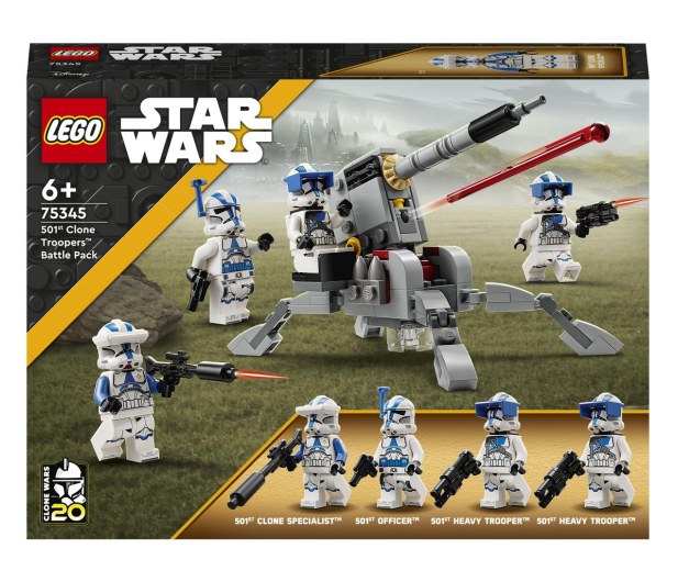 LEGO Star Wars 75345 Zestaw bitewny żołnierze klony z 501. legion - 1091282 - zdjęcie